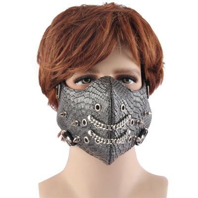 Trendy Face Mask Bright Skin Snake Pattern