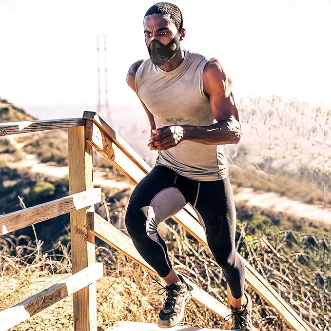 Aduro Sport High Altitude Training Mask for Cardio Training Running Breathing Workout for Men & Women