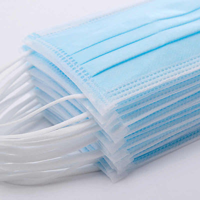Three-layer Dustproof Male And Female Blue And Black 50 Disposable Masks